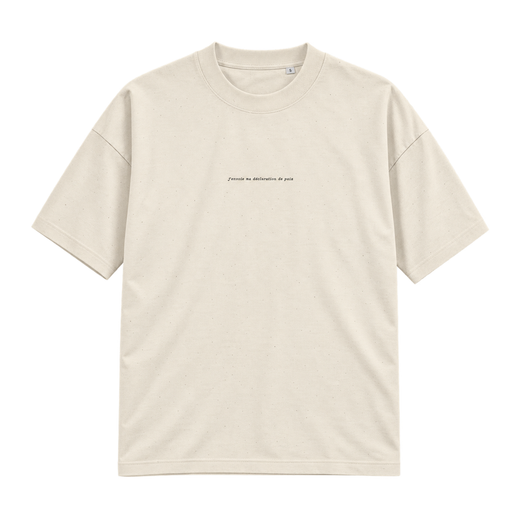 T Shirt "Déclaration de paix"