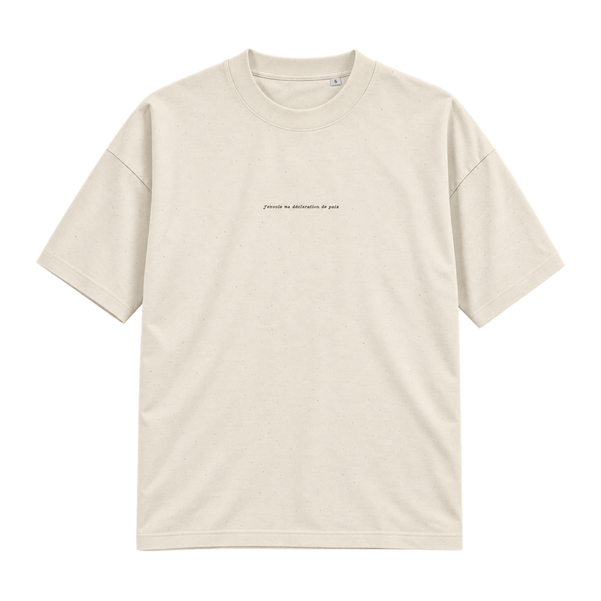 T Shirt "Déclaration de paix"