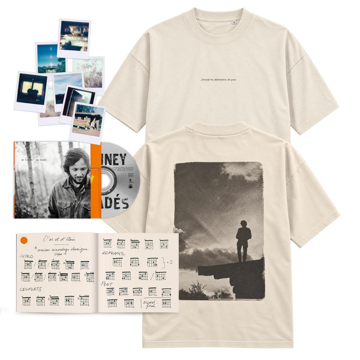 CD collector "Les évadés" + T shirt "Déclaration de paix"