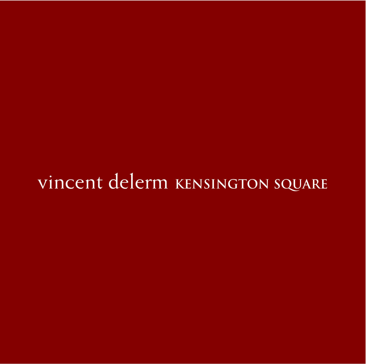 Vincent Delerm "Kensington square" (vinyle)